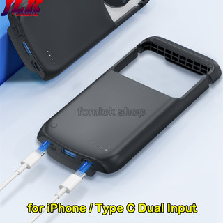 [Jlk] Hộp sạc pin đa năng 10000mAh Power Bank Type-C cho iPhone 16 15 14 13 12 11 Pro X XS Max sạc dự phòng Samsung S24 S23 Ultra All CellPhones, v.v.