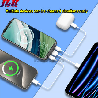 [Jlk] Hộp sạc pin đa năng 10000mAh Power Bank Type-C cho iPhone 16 15 14 13 12 11 Pro X XS Max sạc dự phòng Samsung S24 S23 Ultra All CellPhones, v.v.