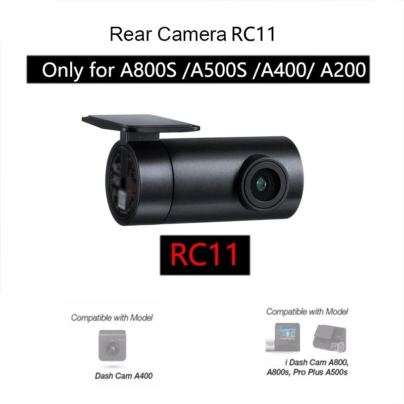 70mai Phía Sau Cam RC11 Cho 70mai 4K Dash Cam 70mai A800 4K Xe DVR Chiếu Hậu Cam 70mai Pro Plus + Cho A800S & A500S