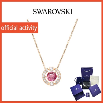 Swarovski SPARKLING SPARKLING DANCE Vòng cổ không phai Vòng cổ nữ Vòng cổ pha lê quyến rũ Quà tặng Vòng cổ bạc Vòng cổ bạn gái Quà tặng sinh nhật Quà tặng ngày lễ tình nhân Vòng ta