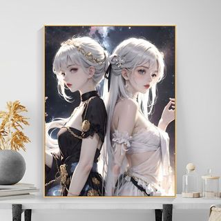 MOZI✨30 * 40cm / 40 * 50cm mười hai cung hoàng đạo tranh tô màu theo số tranh sơn dầu số hoátranh số hóa Mười Hai Chòm Sao Tranh Sơn Dầu Kỹ Thuật Số Tự Làm Tranh Handmade Tranh Tô Màu Tranh Kỹ Thuật Số Tranh Làm Đầy Tranh Vẽ Tay Tranh Tranh Sơn Dầu