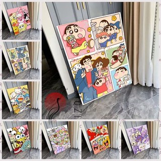 MOZI✨30 * 40cm / 40 * 50cm Anime nhân vật hoạt hình tranh tô màu theo số tranh số hóa tranh sơn dầu số hoáNhân Vật Kỹ Thuật Số Tranh Sơn Dầu Tự Làm Đầy Tranh Kỹ Thuật Số Tô Màu Tranh Vẽ Tay Tranh Trang Trí Tranh Kỹ Thuật Số Tranh Tay Trang Trí Nhà Cửa