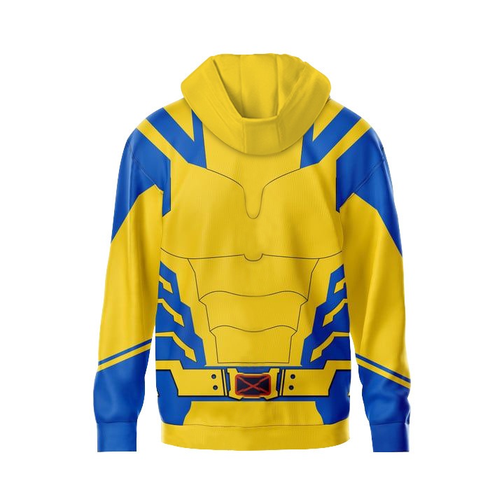 Deadpool & Wolverine Áo Hoodie siêu anh hùng Áo khoác in kỹ thuật số Áo khoác ngoài unisex