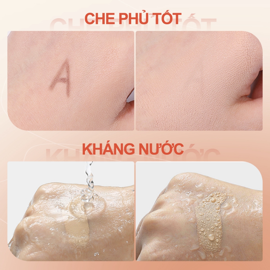 Bảng Kem Che Khuyết điểm SACE LADY Chống Thấm Nước Giúp Hiệu Chỉnh Màu Da 5.6g