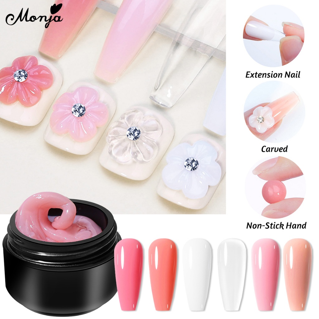 Keo dán nối dài móng tay Monja chống dính dễ sử dụng cao cấp 5ml