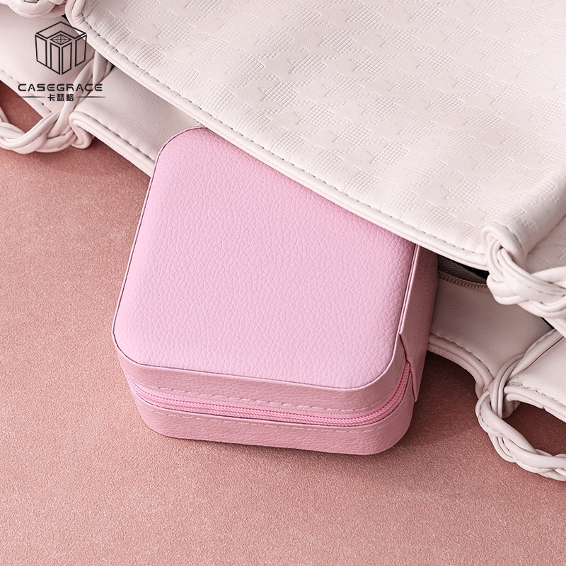 Casegrace Du Lịch Hộp Trang Sức Trẻ Em Trang Sức Tổ Chức Hộp Bông Tai Vòng Cổ Hộp Bảo Quản Cho Trẻ Em Bé Gái Quà Tặng Sinh Nhật