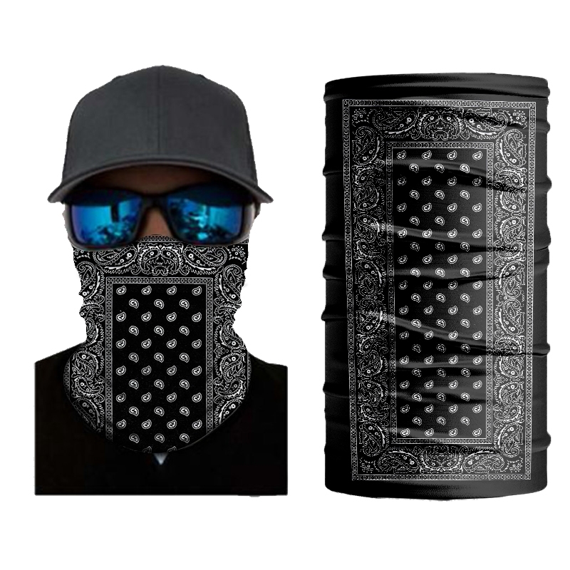 Xe Máy Đi Xe Đạp Đi Xe Thể Thao Ngoài Trời Chống Bụi UV Buff Bandana Turban Đầu Khăn FaceTopeng Đầu Băng Đô