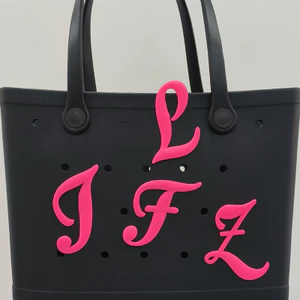 BOGG BAG Dongdong Accessories Phụ kiện túi eva hoạt hình dễ thương chữ cái phụ kiện màu hồng