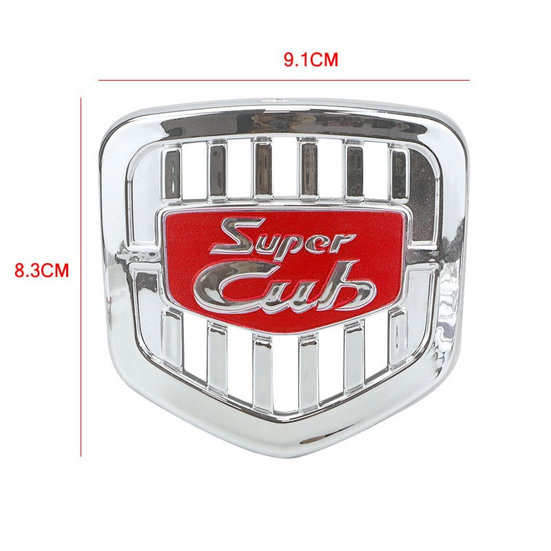 Thích Hợp Cho Xe HONDA SUPER CUB 110 50 SC110 SC50 Sửa Đổi Huy Hiệu Che Ngực Miếng Dán Trang Trí Đầu Ô Tô Miếng Dán Phía Trước Chùm Logo Miếng Dán