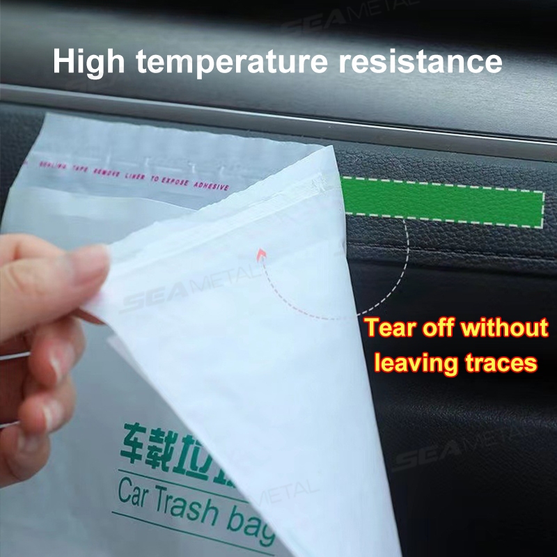 20 / 40 chiếc Túi đựng rác ô tô SEAMETAL túi đựng rác ngoài trời chống thấm nước tự đứng dán đựng đồ dùng một lần giá rẻ