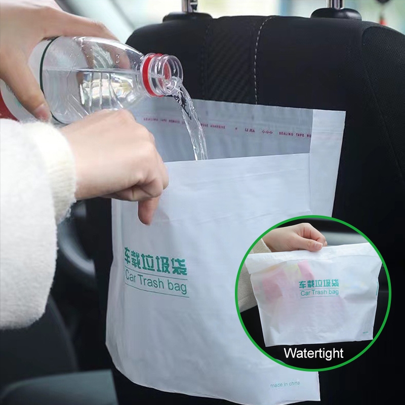 20 / 40 chiếc Túi đựng rác ô tô SEAMETAL túi đựng rác ngoài trời chống thấm nước tự đứng dán đựng đồ dùng một lần giá rẻ