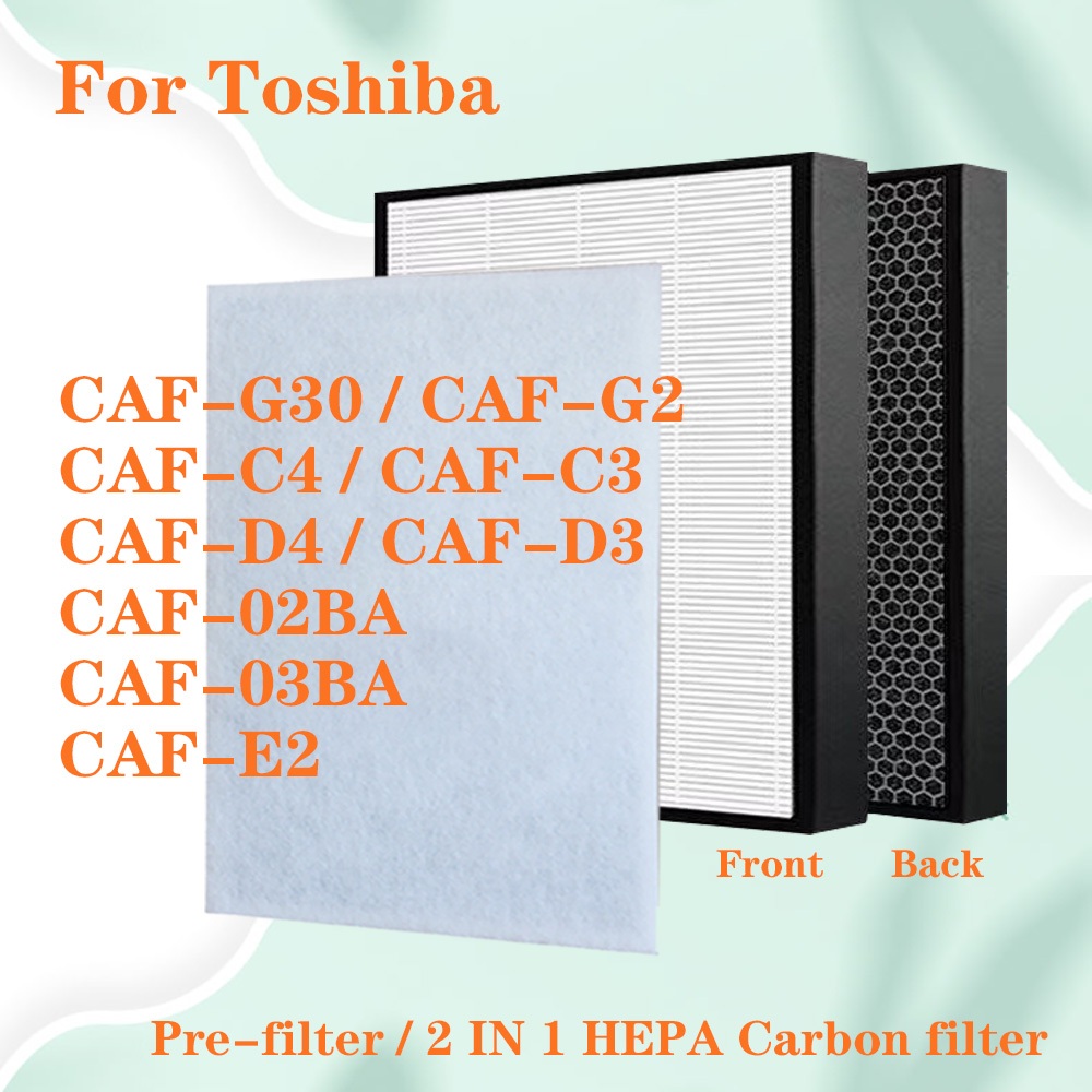 Thay thế cho máy lọc không khí Toshiba CAF-G30, CAF-G2, CAF-C4, CAF-C3 ...