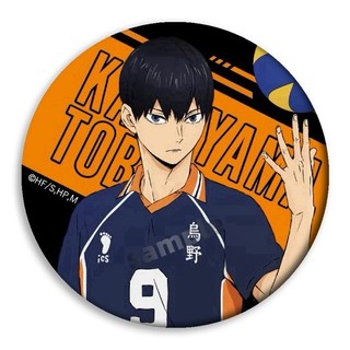 Anime Haikyuu!! Hinata kageyama Tendo Satori Ushijima Kenma Manga Huy Hiệu Nút Thổ Cẩm Chân Cosplay Bộ Sưu Tập Đồ Chơi Túi Trang Trí Quà Tặng