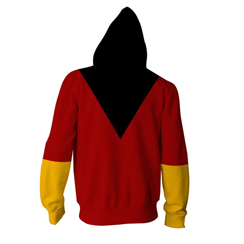 X-men Dark Phoenix Dây Kéo Áo Khoác Siêu Anh Hùng Áo Len In Kỹ Thuật Số Áo Khoác Ngoài unisex