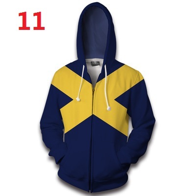 X-men Dark Phoenix Dây Kéo Áo Khoác Siêu Anh Hùng Áo Len In Kỹ Thuật Số Áo Khoác Ngoài unisex