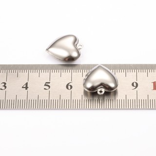 Thép không gỉ Rỗng Hình Trái Tim Mặt Dây Chuyền Trang Sức DIY Vòng Cổ Vòng Tay Phụ Kiện Handmade Tình Yêu Quyến Rũ