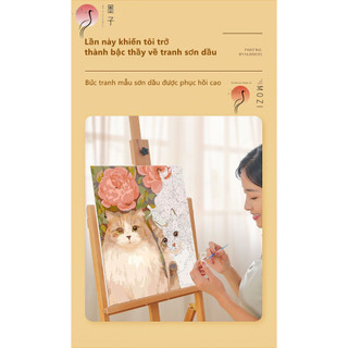 MOZI✨30 * 40cm / 40 * 50cm Bầu Trời Đầy Sao tranh tô màu theo số tranh số hóa tranh sơn dầu số hoátranh tô màu theo số tranh số hóa tranh sơn dầu số hoá Mèo Số Tranh Sơn Dầu Sơn Tranh Làm Đầy Tranh Vẽ Tay Tranh Acrylic Trang Trí Nhà Cửa Tranh Số Tra