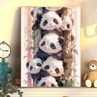 MOZI✨30 * 40cm / 40 * 50cm các con vật dễ thương tranh tô màu theo số tranh số hóa tranh sơn dầu số hoá Động Vật Dễ Thương Tự Làm Tranh Sơn Dầu Kỹ Thuật Số Vẽ Tay Tranh Tô Màu Tranh Kỹ Thuật Số Tranh Làm Đầy Tranh Vẽ Tay Trang Trí Nhà Cửa Tranh