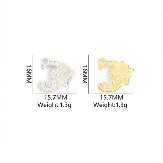 10 Chiếc Trong Suốt Và Lạnh Cảm Giác Giấc Mơ Đầy Màu Sắc Thủy Tinh Ngôi Sao & Mặt Trăng Quyến Rũ Với Kim Cương Giả khảm Tinh Tế & Ngọt Ngào Phụ Kiện Trang Sức Cho DIY Xương Đòn Dây Chuyền Vòng Cổ Vòng Tay Bông Tai