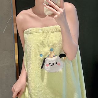 Set khăn tắm, Khăn ủ tắm, Váy tắm chất vải mềm mịn thấm hút mau khô họa tiết cá hề bắt trend cute Dolly House【Chiosala12】