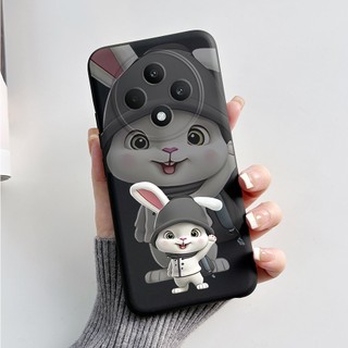 Dành Cho OPPO Reno 12F 5G Ốp Lưng Matte Thiết Kế Mới 2024 Hoạt Hình Sơn Vỏ Silicon Mềm Cho OPPO Reno12 F Reno12F Vỏ Điện Thoại