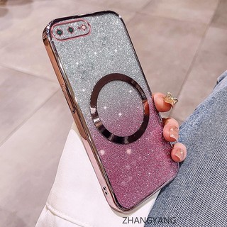 Ốp Lưng Cho iPhone 7 plus 8 plus 6 plus 6s plus 7 8 6 6s Vỏ Điện Thoại Cạnh Thẳng Có Chức Năng Hút Từ Tính Silicon TPU Mềm Chống Rơi Và Chống Bẩn