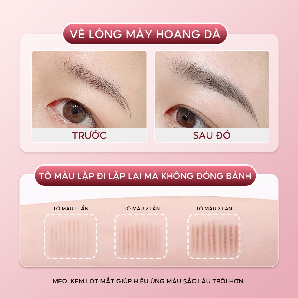 Ảnh Chì kẻ chân mày IMAGIC EY-344 thiết kế kiểu dây kéo giấy chuyên nghiệp 13g 4