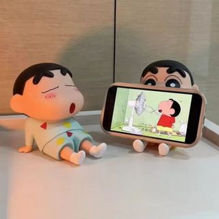 Giá đỡ điện thoại sáng tạo  Crayon Shin-Chan Hình búp bê PVC Giá đỡ điện thoại di động Giá đỡ điện thoại thông Phone holder【Chiosala12】