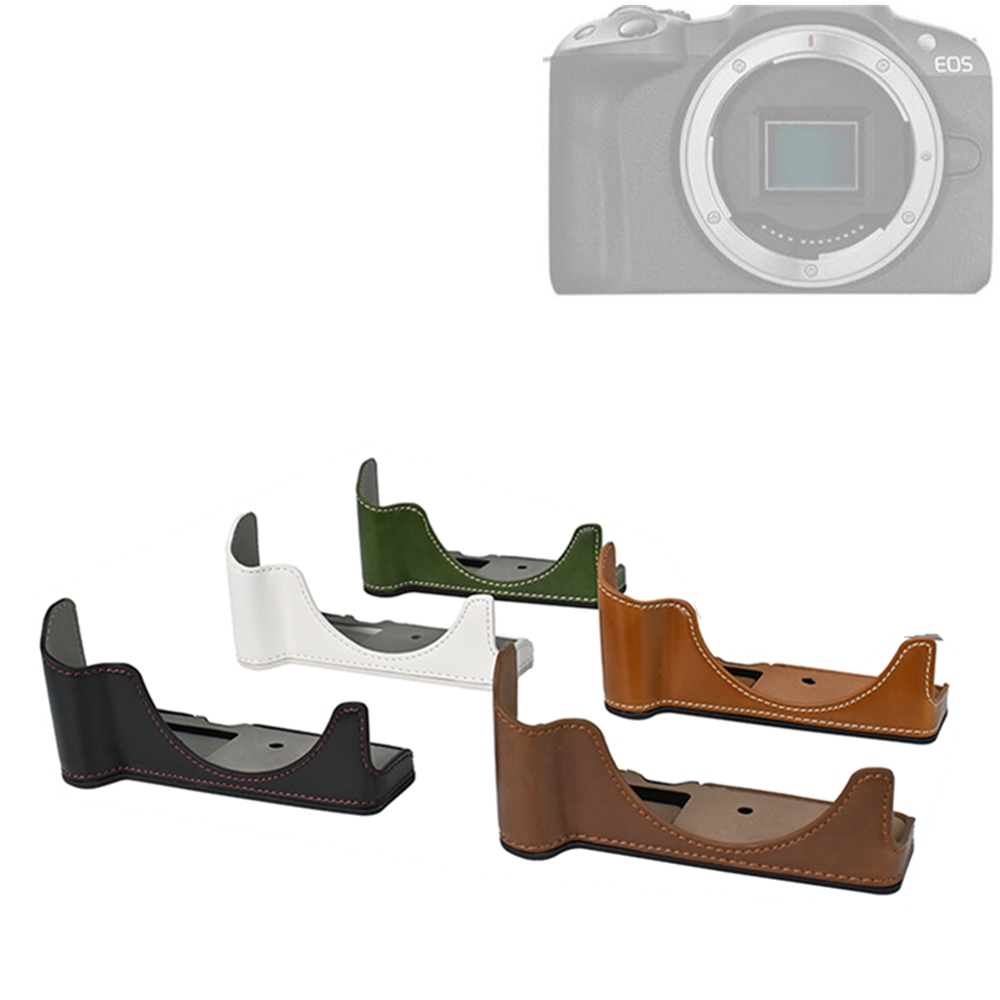 R50 PU Da Thật Chính Hãng Nửa Đế Bảo Vệ Cho Máy Ảnh Canon EOS R50 Làm  Chân Máy Đĩa Nhanh