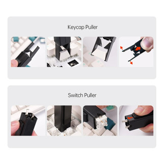 Công tắc 2 trong 1 Puller Keycap Puller cho bàn phím cơ Bàn phím chơi game Công tắc DIY Tool