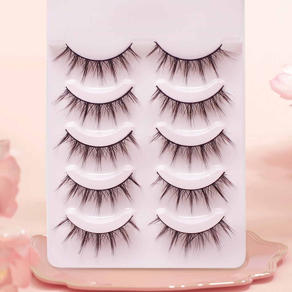 Set 5 Cặp Lông Mi Giả 3D Hóa Trang Thần Tiên Nhật Bản