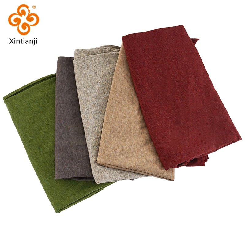 Mùa Hè 100% Cotton Vải Thời Trang Đức Áo Thun Mỏng 60S Chải Màu Tự Nhiên Cotton Đan Jersey Vải 50X150cm A0132
