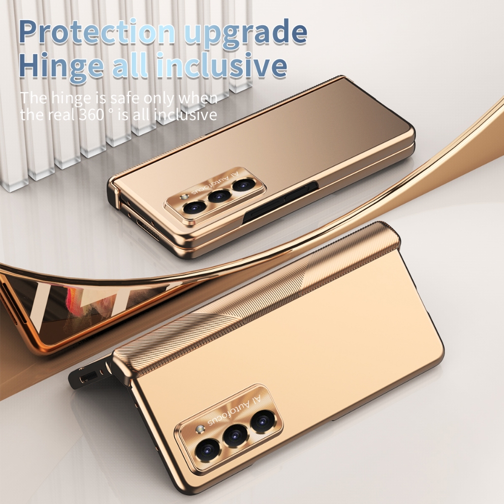 Có Bút Cảm Ứng Giáp Từ Tính Dành Cho Samsung Galaxy Z Fold 7 6 5 4 360 Bảo Vệ Toàn Màn Hình PC Chân Đế Vỏ Điện Thoại Gấp 3 Chống Sốc