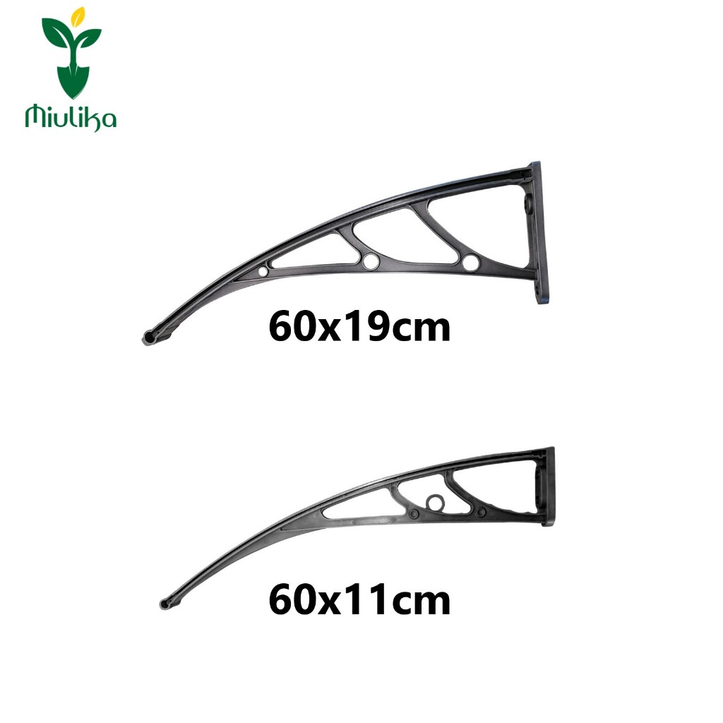 Giá đỡ mái hiên cửa sổ Miulika cho sân che tuyết mưa