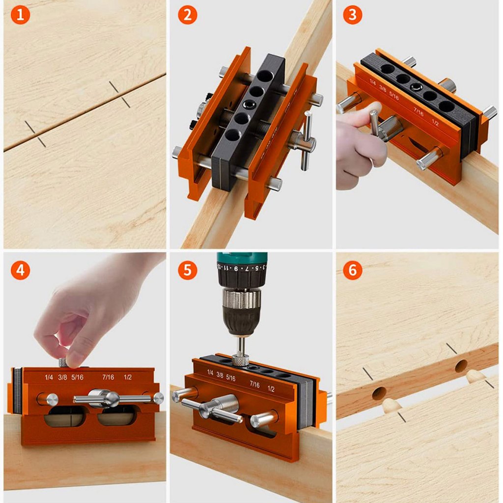 Hướng dẫn khoan Miulika với 6 ống dẫn hướng khoan ống tròn