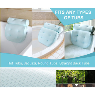 3d Bồn Tắm Gối Co Giãn Bồn Tắm Gối Tắm Chống Trơn Trượt Gối Tắm spa Câu Lạc Bộ Gối Tắm Đệm sucker