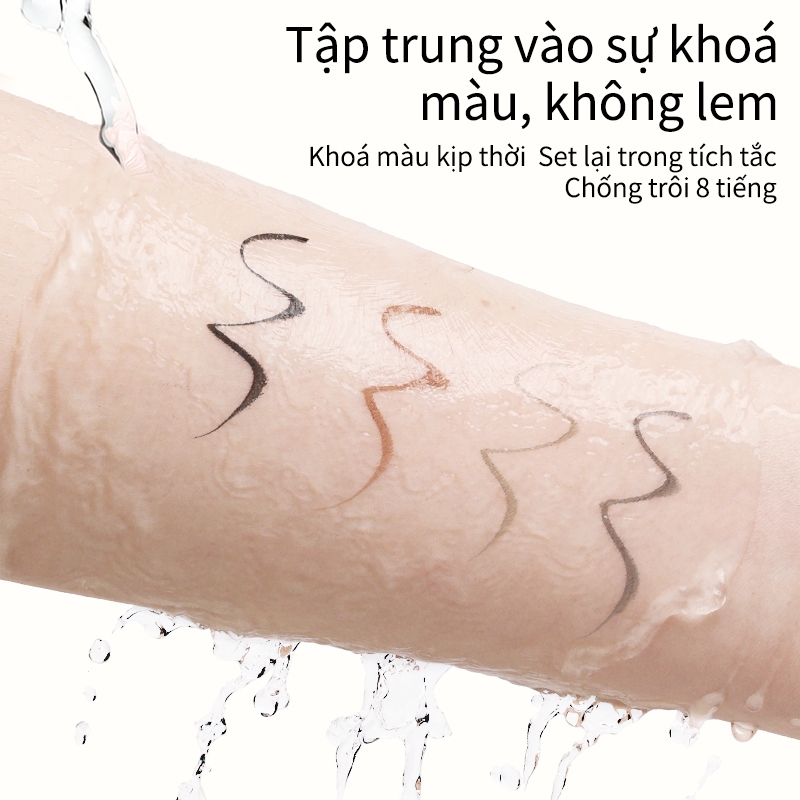 Kẻ Mắt Nước Mooekiss, Chống Nước Mồ Hôi, Không Lem, Giữ Màu Lâu, Nét Mảnh Sắc Nét 0.5ml, Chống Nước, Lâu Trôi, Không Lem, Khô Nhanh,Siêu Mảnh