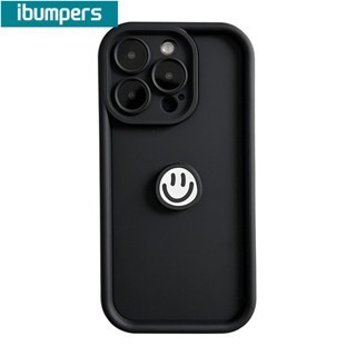 ibumpers Ốp điện thoại iPhone 3D họa tiết khuôn mặt cười hoạt hình dễ thương cho iPhone 11 12 13 14 15 Pro Max IP 7 8 Plus X XS Ốp lưng silicon mềm dày dặn chống sốc