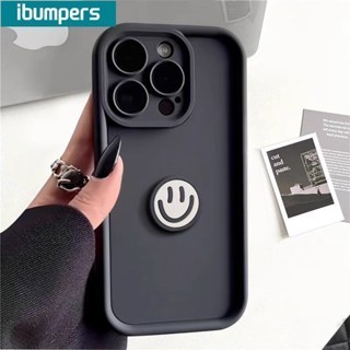 ibumpers Ốp điện thoại iPhone 3D họa tiết khuôn mặt cười hoạt hình dễ thương cho iPhone 11 12 13 14 15 Pro Max IP 7 8 Plus X XS Ốp lưng silicon mềm dày dặn chống sốc
