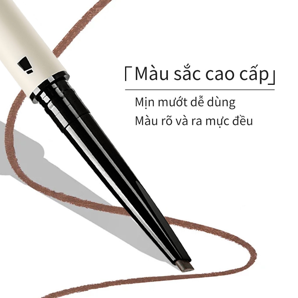 Chì Kẻ Mày Mooekiss Đầu Tam Giác, Chống Nước Mồ Hôi, Dễ Kẻ, Lên Màu Tự Nhiên 70mg, Chống Nước, Chống Mồ Hôi, Không Lem, Tự Nhiên, Siêu Mảnh, Tạo Sợi