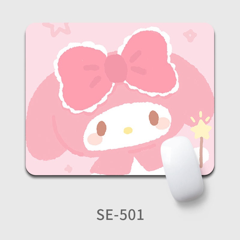 Gấu Dễ Thương Miếng Lót Chuột Quế Chó Thảm Kuromi Melody Vuông 220x180x3mm MousePad Nhỏ Cô Gái Trái Tim Hoạt Hình Sanrio Đệm Playmat pad 800x300x3mm