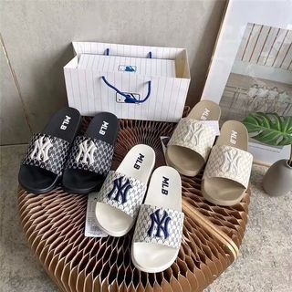Hàn Quốc MLB mùa hè mới dép đa năng dép đi biển thông thường thời trang ngoài trời chống trượt nam nữ cặp đôi đế phẳng dép