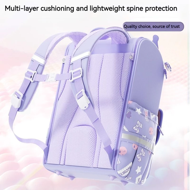 Ba lô chống gù trẻ em được ủy quyền chính hãng của Sanrio mới học sinh tiểu học lớp 1-6 cặp đi cho học sinh siêu nhẹ chống nước dung tích lớn ba lô bé – 4
