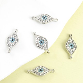 10 Chiếc Phong Cách Dân Tộc Ác Họa Tiết Mắt Kết Nối Lấp Lánh Kim Cương Giả Kẻ Sọc Liên Kết Quyến Rũ Cho Trang Sức May Mắn Làm Vòng Cổ Sáng Tạo Vòng Tay Vòng Chân DIY Thổ Nhĩ Kỳ Phụ Kiện Hình Mắt