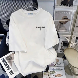 Áo thun cotton unisex tay ngắn cổ tròn in độc đáo cho cặp đôi nam nữ