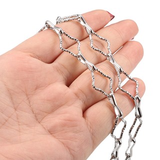Dây chuyền thủ công hình đặc biệt bằng thép không gỉ mới Chuỗi trang sức DIY Chuỗi phóng đại