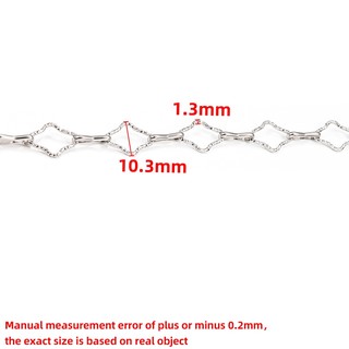 Dây chuyền thủ công hình đặc biệt bằng thép không gỉ mới Chuỗi trang sức DIY Chuỗi phóng đại