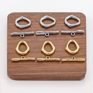Đánh Bóng Thép Không Gỉ Vàng 18K Hình Đặc Biệt OT Khóa diy Trang Sức Vòng Cổ Vòng Tay Phụ Kiện