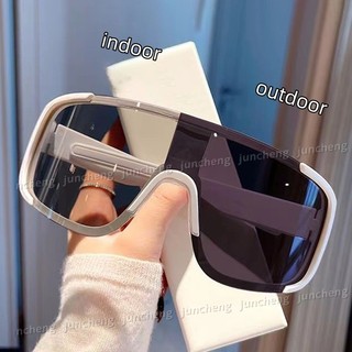 Đi Xe Đạp Kính Mát Photochromic Dành Cho Nam Nữ Khung Lớn Kính Bảo Vệ Xe Đạp Đi Xe Đạp Thể Thao Kính Chống Nắng Ngoài Trời Sắc Thái