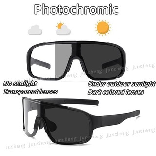 Đi Xe Đạp Kính Mát Photochromic Dành Cho Nam Nữ Khung Lớn Kính Bảo Vệ Xe Đạp Đi Xe Đạp Thể Thao Kính Chống Nắng Ngoài Trời Sắc Thái